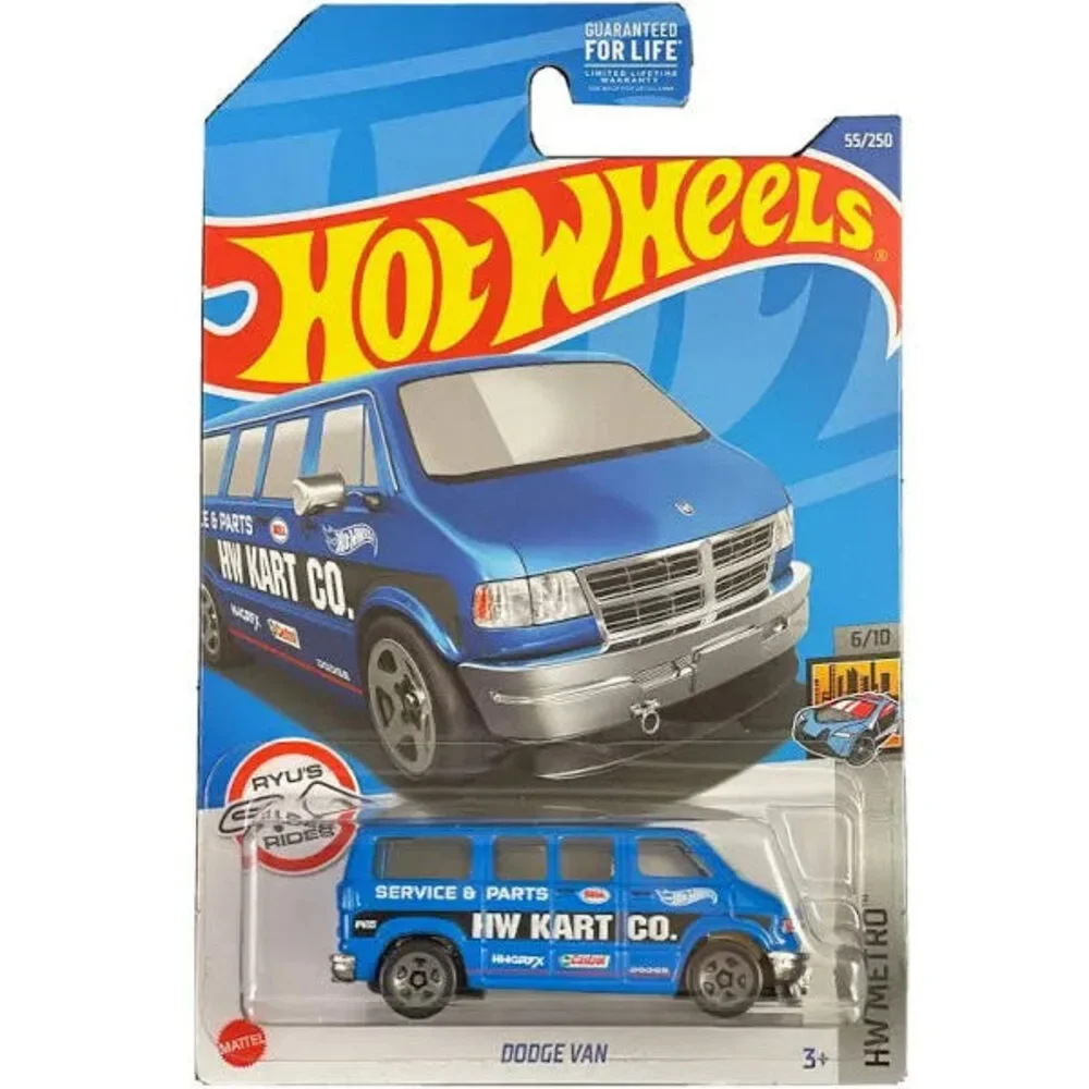 Hot Wheels Dodge Van BLUE HW Metro 6/10 55/250